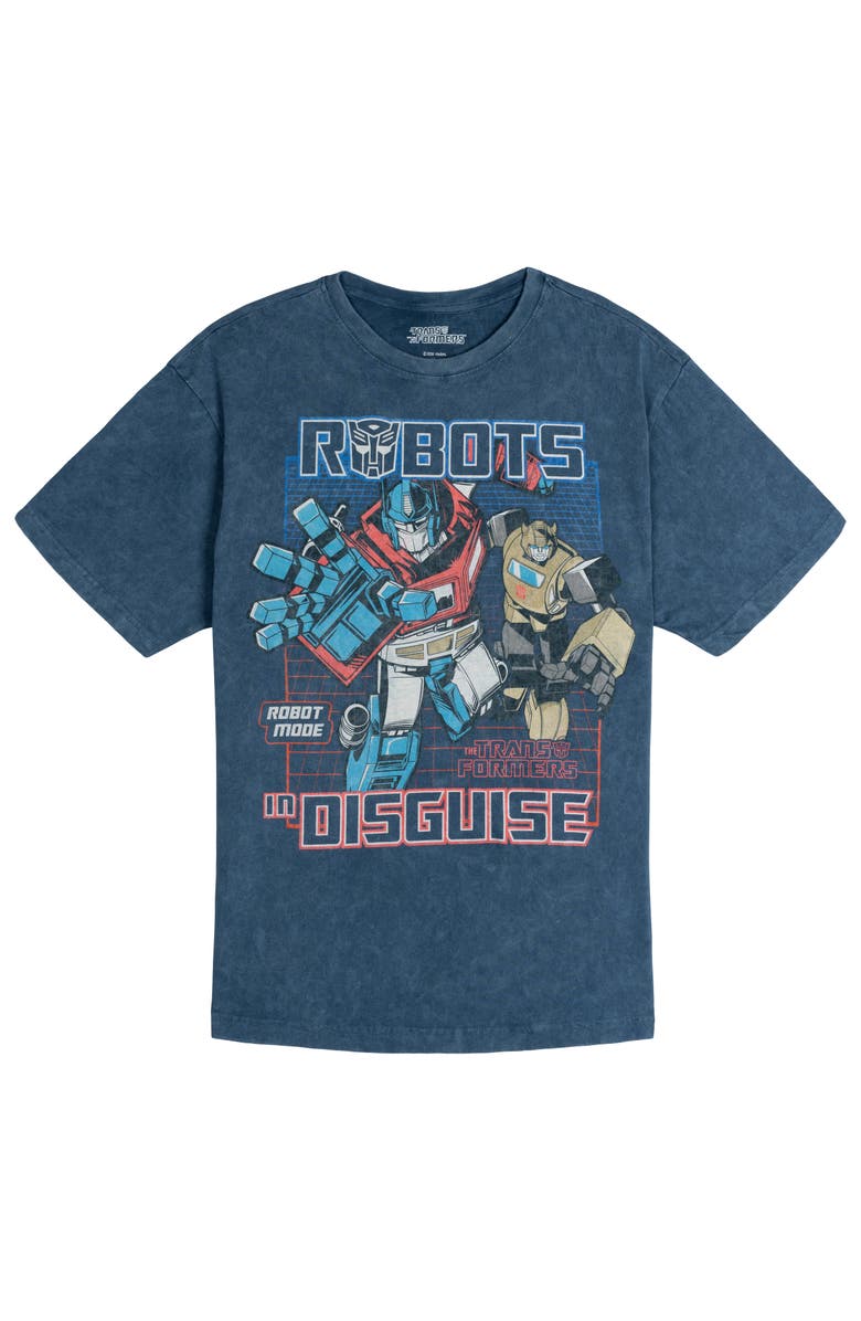Transformers Short Sleeve T-Shirt, Main, color, Prime Bumblebee Slate