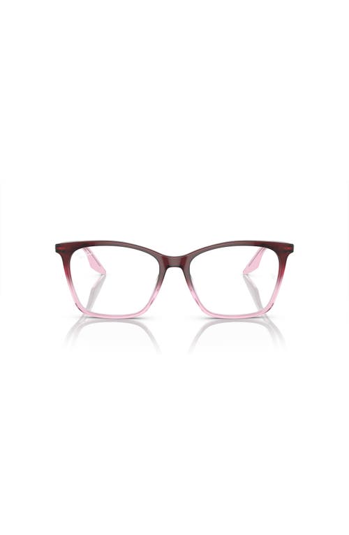 Ray Ban Ray-ban 54mm Cat Eye Optical Glasses In Red