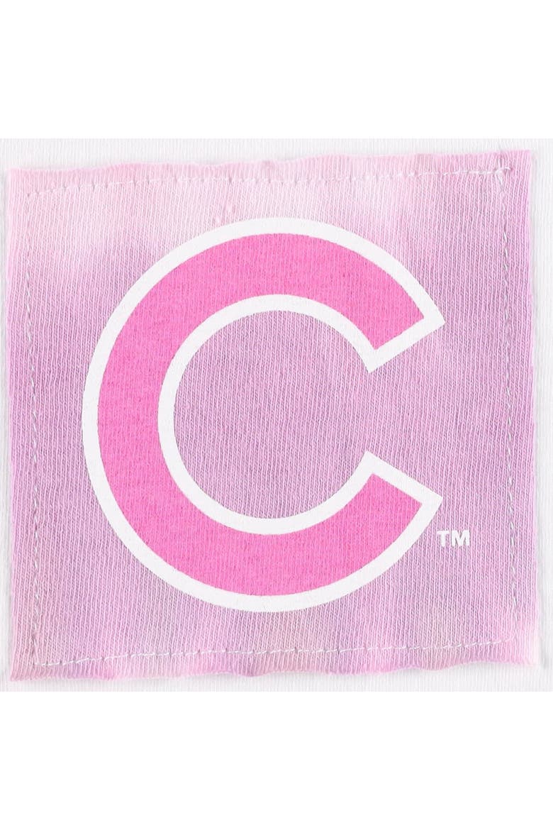 Women's Refried Apparel White Chicago Cubs Tie-Dye Tank Top, Alternate, color, White
