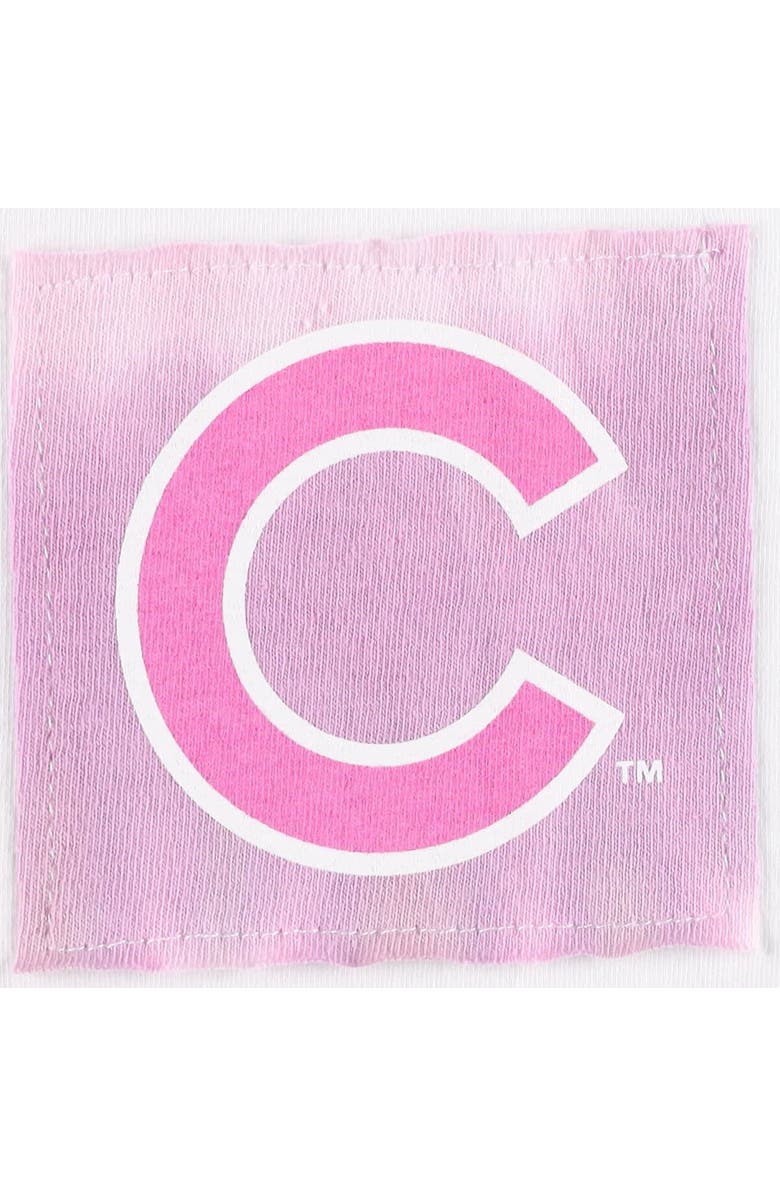 REFRIED APPAREL Women's Refried Apparel White Chicago Cubs Tie-Dye Tank Top, Alternate, color, White