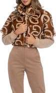 GORSKI Reversible G Printed Genuine Shearling Bolero
