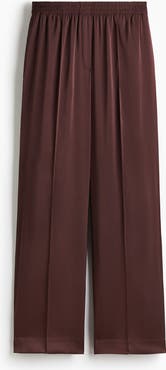 H&M Wide Crease-detail Trousers