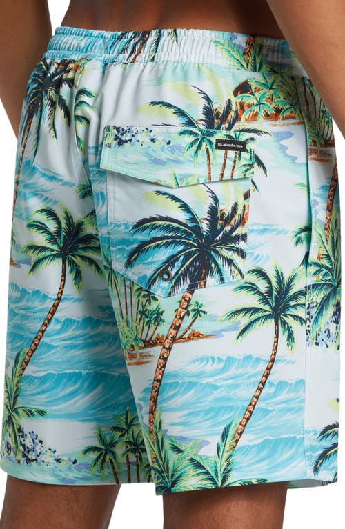 Quiksilver Surfsilk Mix Swim Trunks In Urban Chic