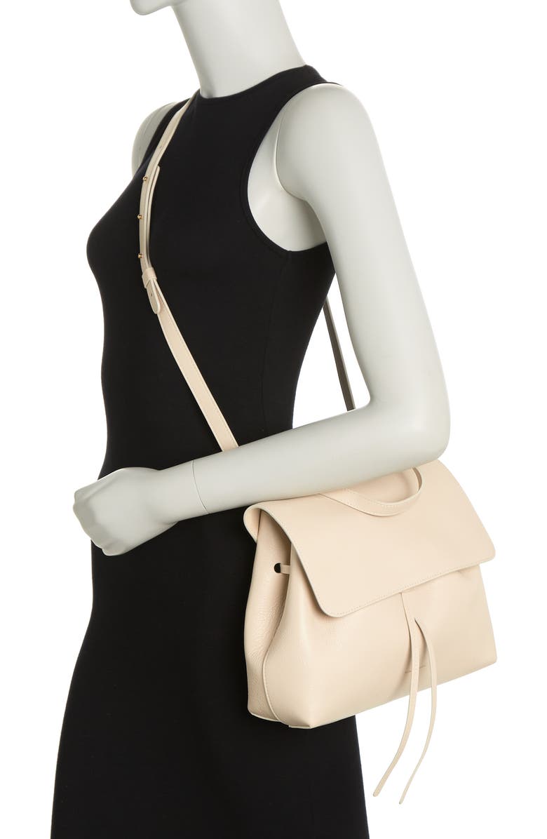Mansur Gavriel Soft Lady Leather Bag, Alternate, color, Latte Macchiato