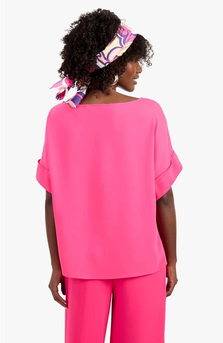 Trina Turk Sofie Georgette Top, Alternate, color, Pitaya Pink