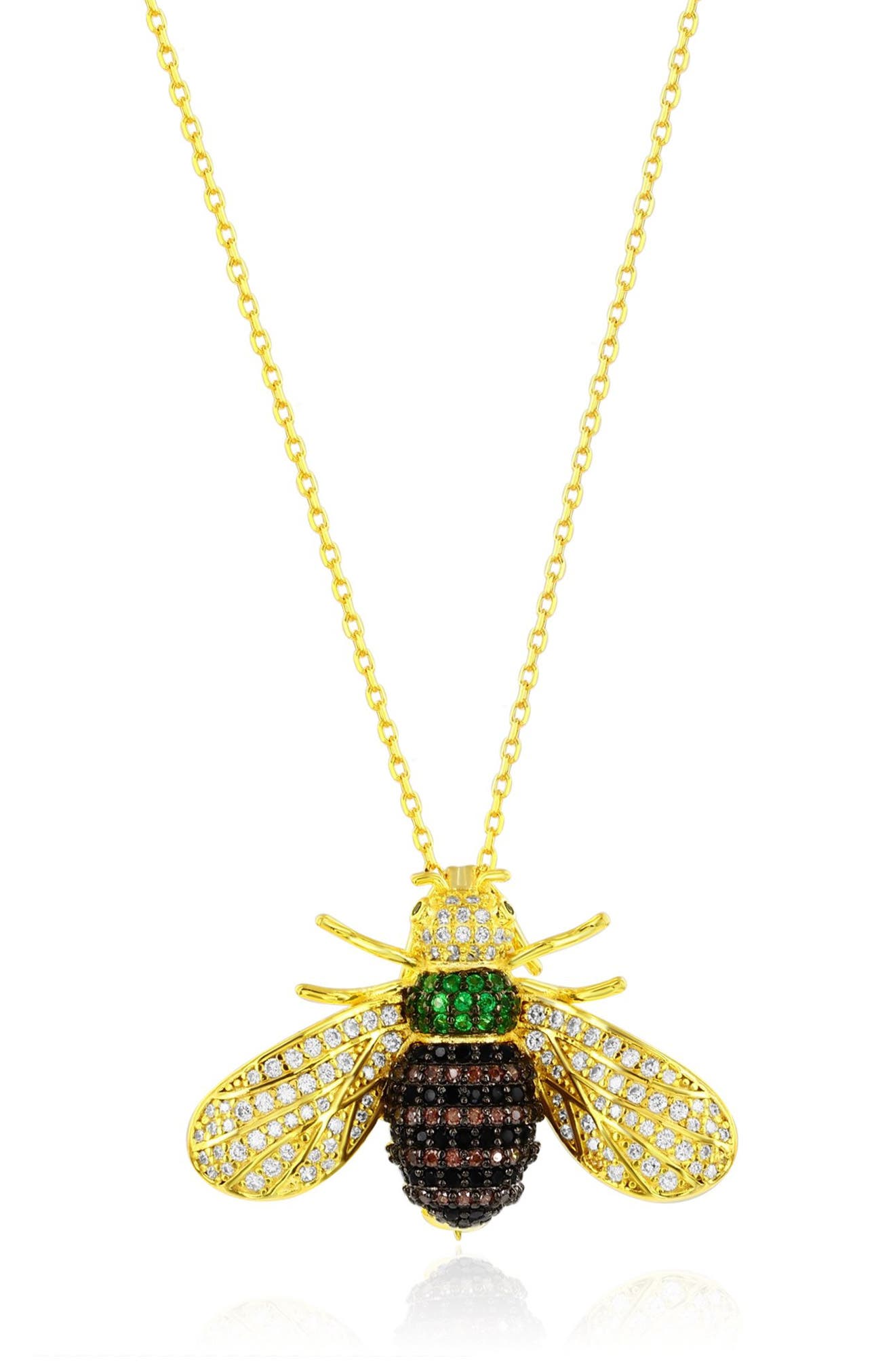 SUZY LEVIAN Bumble Bee Brooch & Pendant Necklace (Women) | Nordstromrack