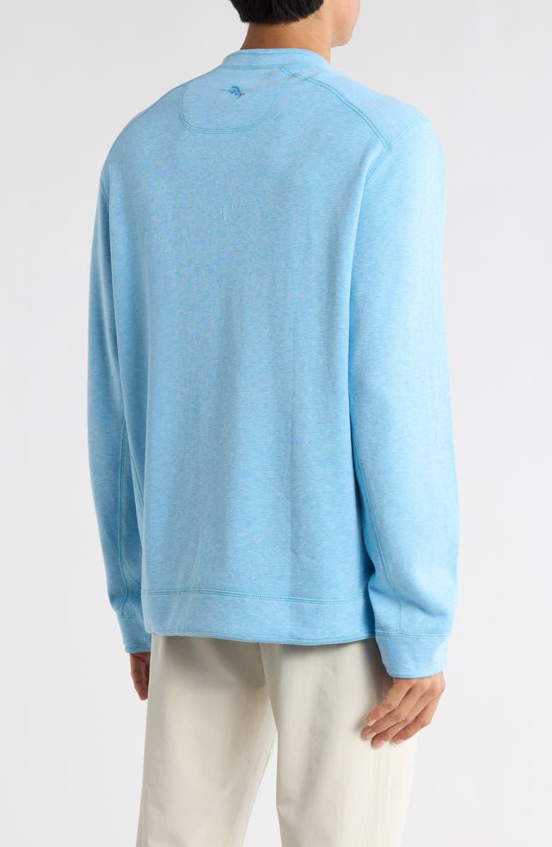 Tommy Bahama New Flip Coast Reversible Notch Neck Pullover, Alternate, color, Banff Blue