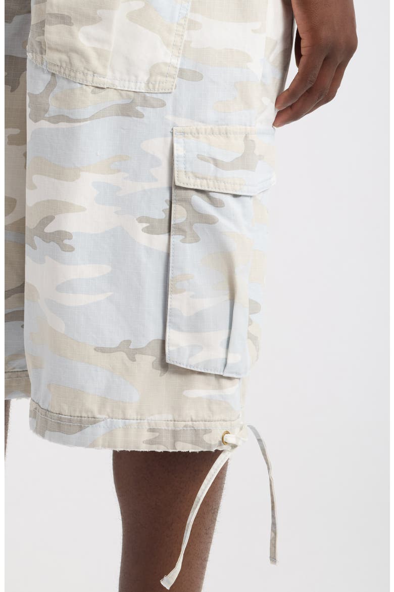 Baggy Camo Shorts, Alternate, color, SOFT BLUE CAMO