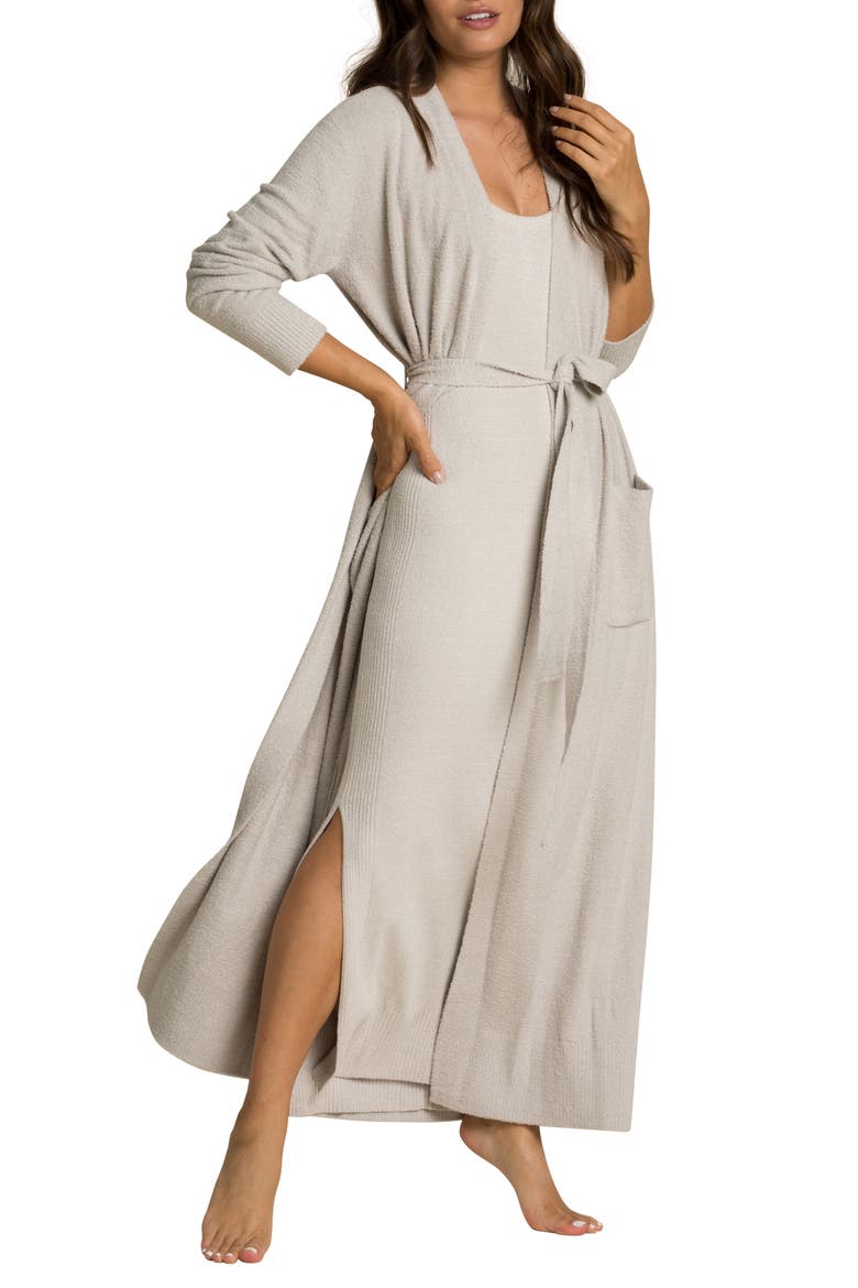 CozyChic Ultra Lite™ Long Robe, Main, color, SILVER