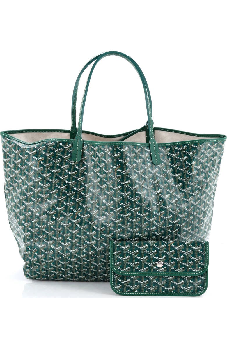 Pre-Owned Goyard Saint Louis Tote Coated Canvas GM, Alternate, color, Green
