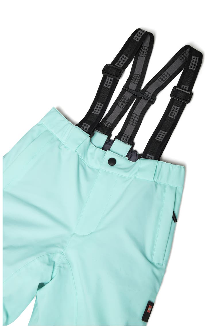 Kids' Waterproof Ski Pants, Alternate, color, GREEN