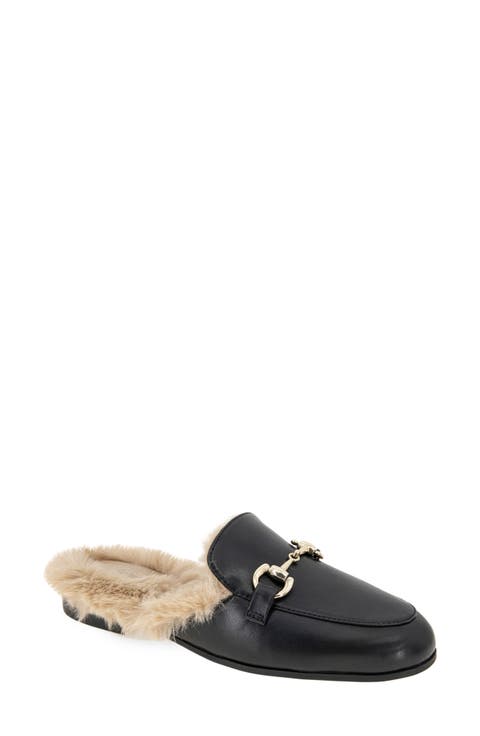 Zorie Faux Fur Bit Mule (Women)