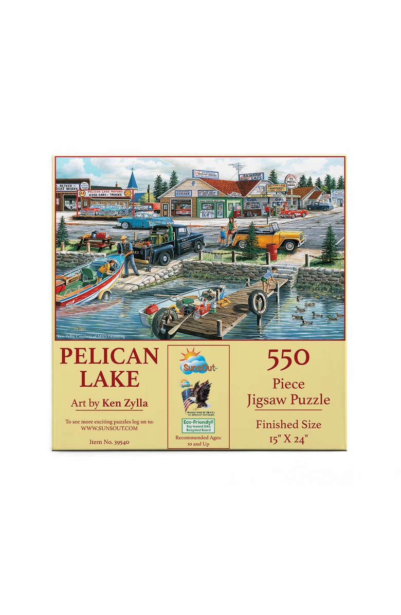 Sunsout Pelican Lake 550 piece Jigsaw Puzzle for Adults, Alternate, color, Multicolor