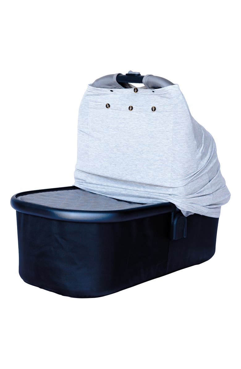 Snuggle Shield Luxe Protection Multiuse Infant Car Seat Cover, Alternate, color, Heather Grey