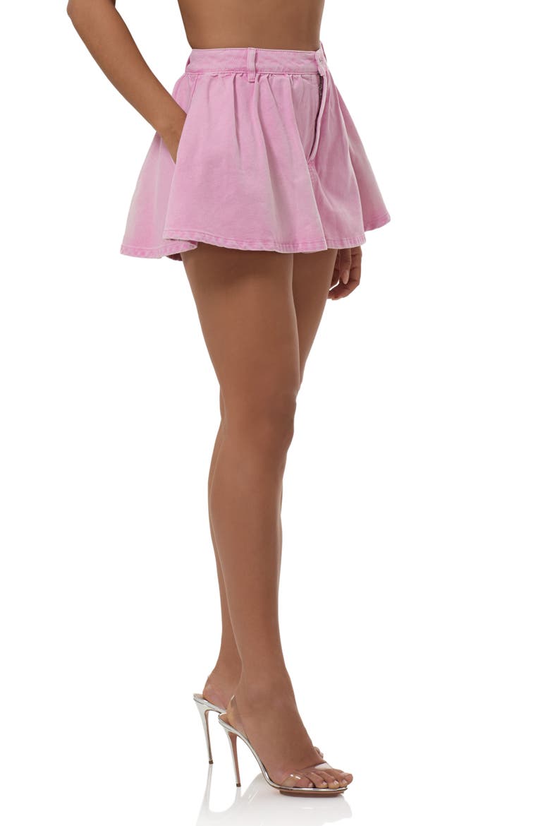 Marden High Waist Miniskort, Alternate, color, SOFT PINK WASH