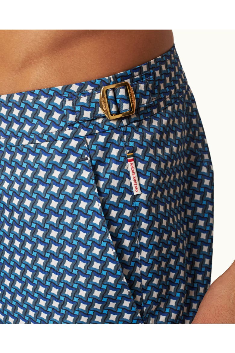 Bulldog Tailored-Fit Swim Shorts, Alternate, color, Catalina Blue