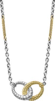 LAGOS Caviar Lux Ring Pendant Necklace