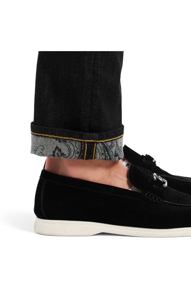 Robert Graham Feragen Straight Leg Jeans, Alternate, color, Black