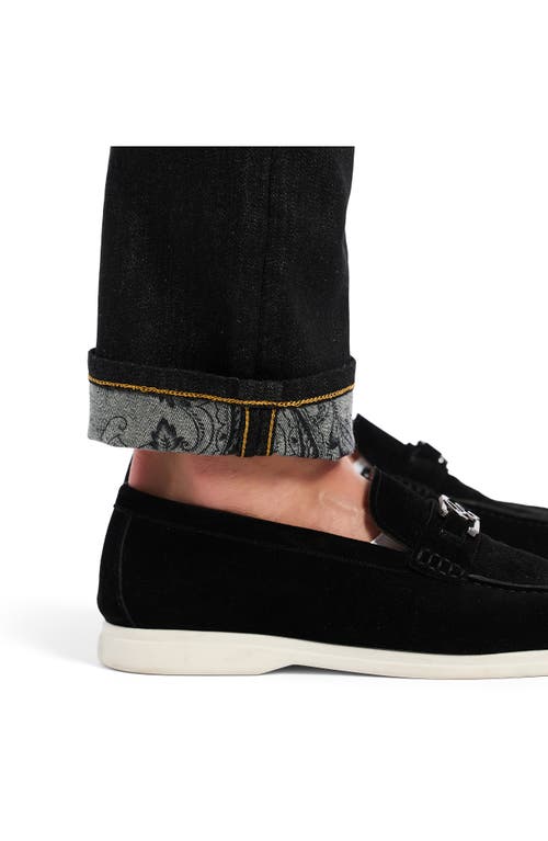 Robert Graham Feragen Straight Leg Jeans In Black