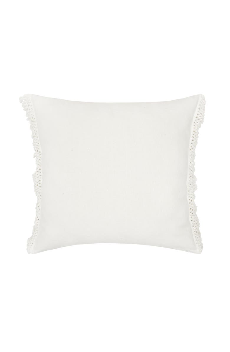 ELISABETH YORK Lavato Dove Cotton Euro Pillow Sham, Main, color, White
