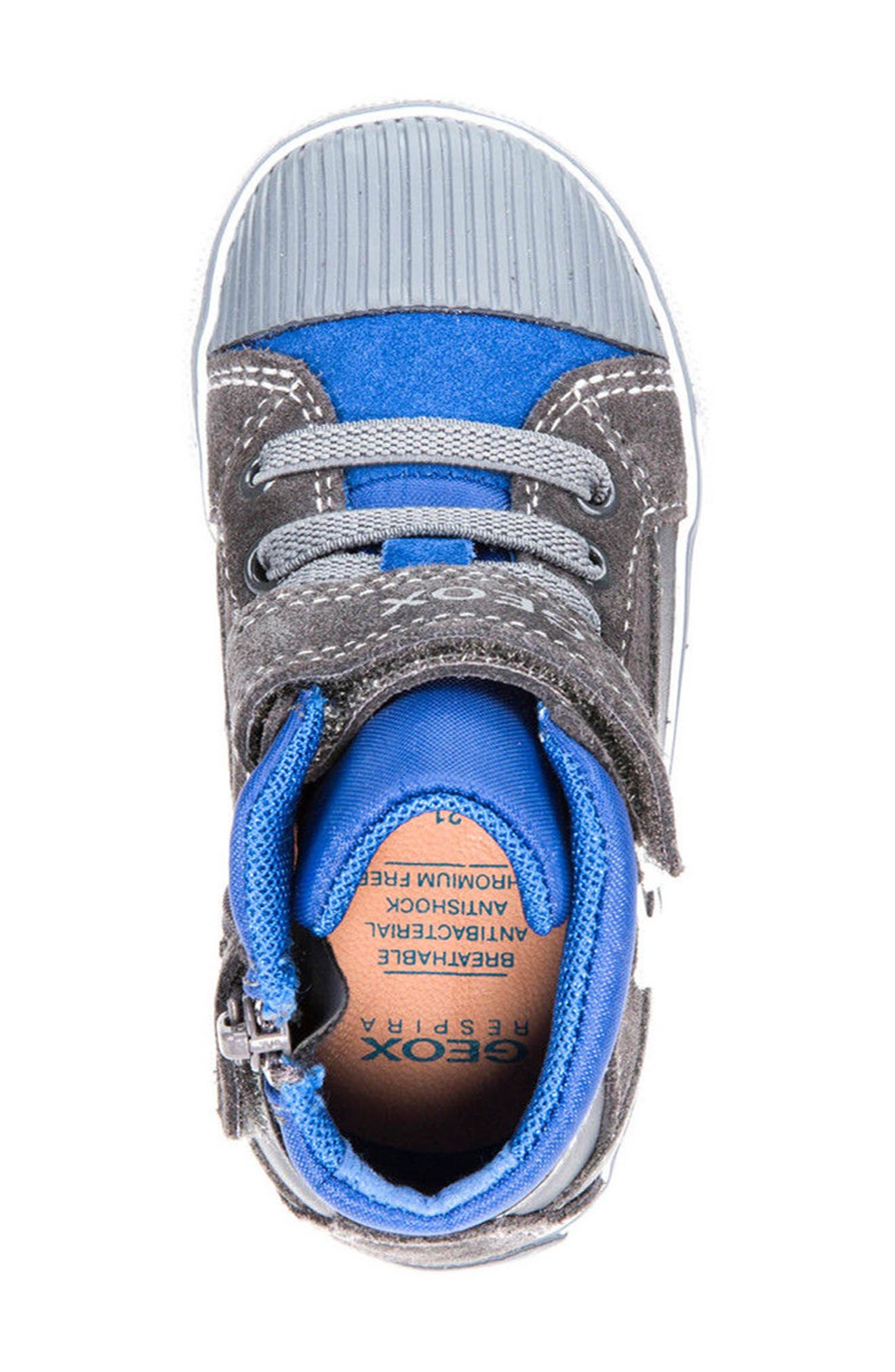 Geox Kiwi Boy High Top Sneaker, Alternate, color, 