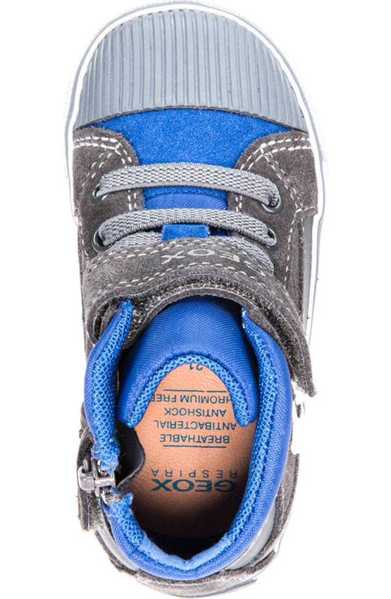 Geox Kiwi Boy High Top Sneaker, Alternate, color,
