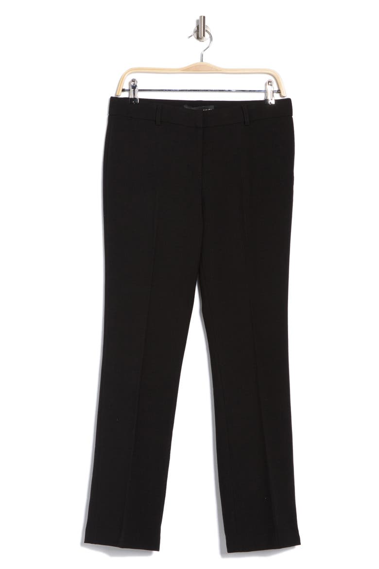 Ari Straight Leg Ponte Pants, Main, color, BLACK