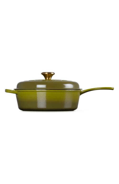 Le Creuset Signature Enamel Cast Iron Cassadou In Olive