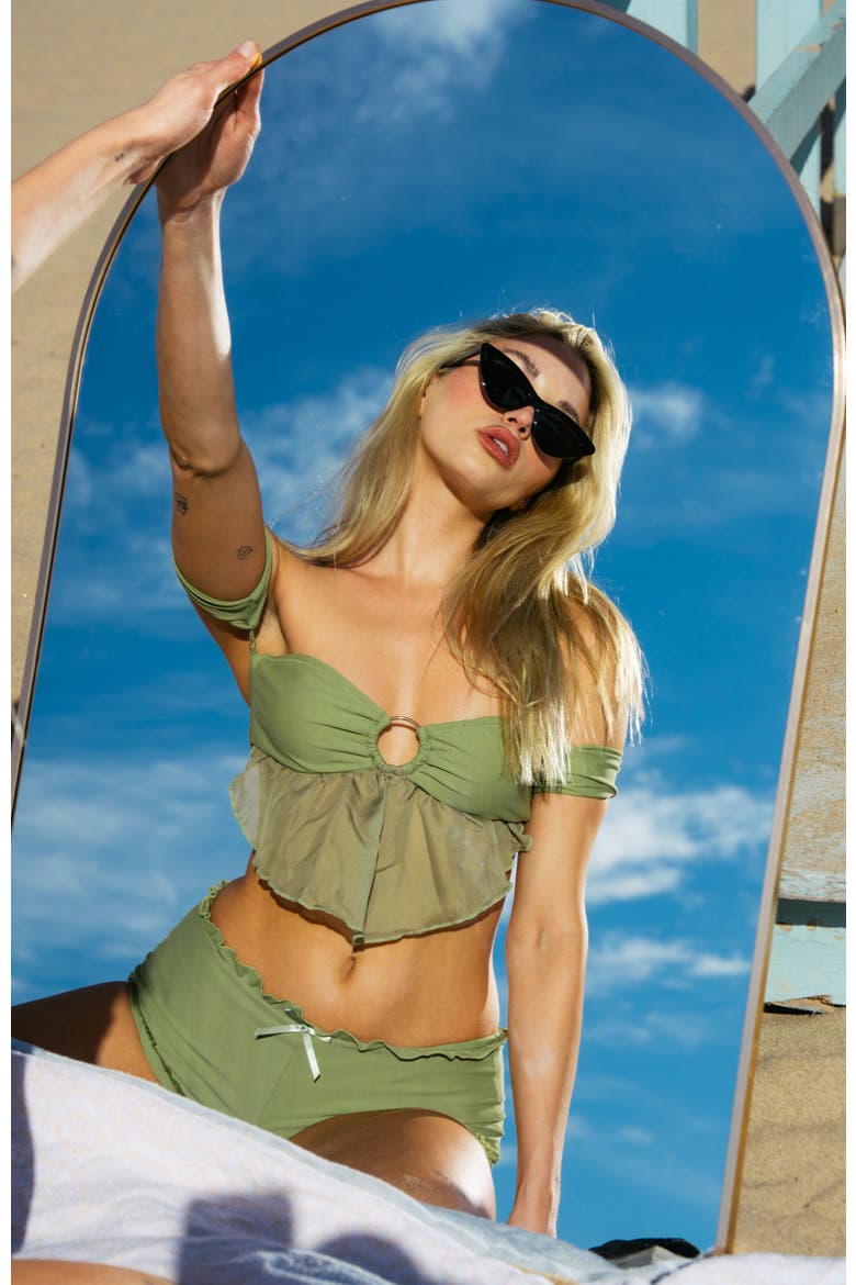 Camilla Bikini Bottom, Alternate, color, Green