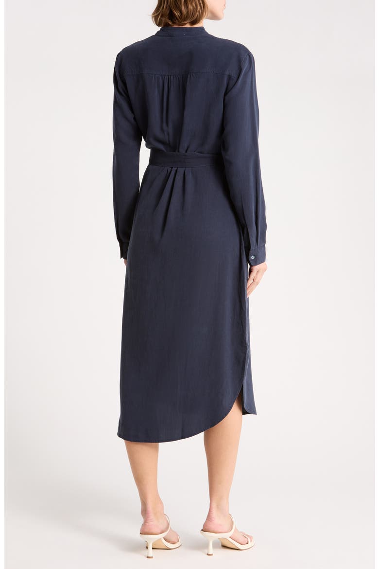 Flowy Hem Maxi Shirtdress, Alternate, color, ENDLESS SEA