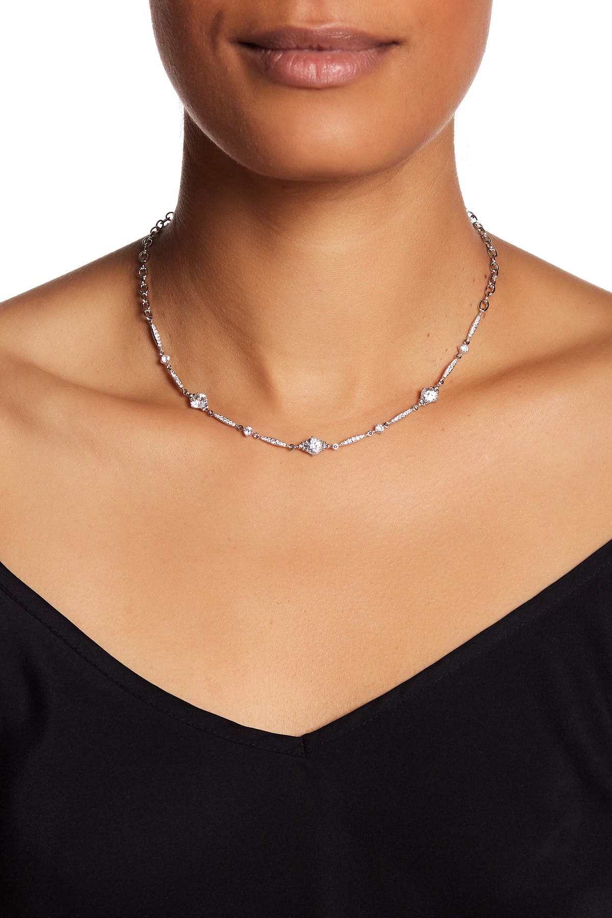Nadri Cardamom CZ Collar Necklace (Women) | Nordstromrack