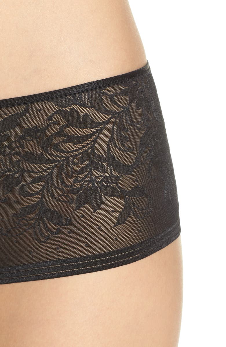 Wacoal Net Effect Boyshorts, Alternate, color, 