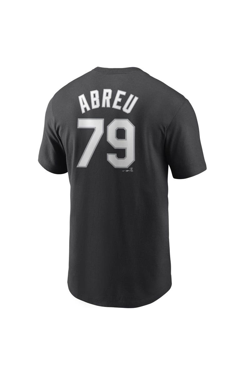 Nike Men's Nike Jose Abreu Black Chicago White Sox Name & Number T-Shirt, Alternate, color, 