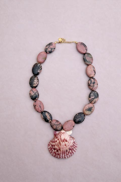 Bora Bora Scalloped Beaded Necklace