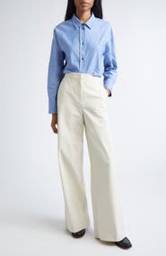 Max Mara Adele Cotton Button-Up Shirt