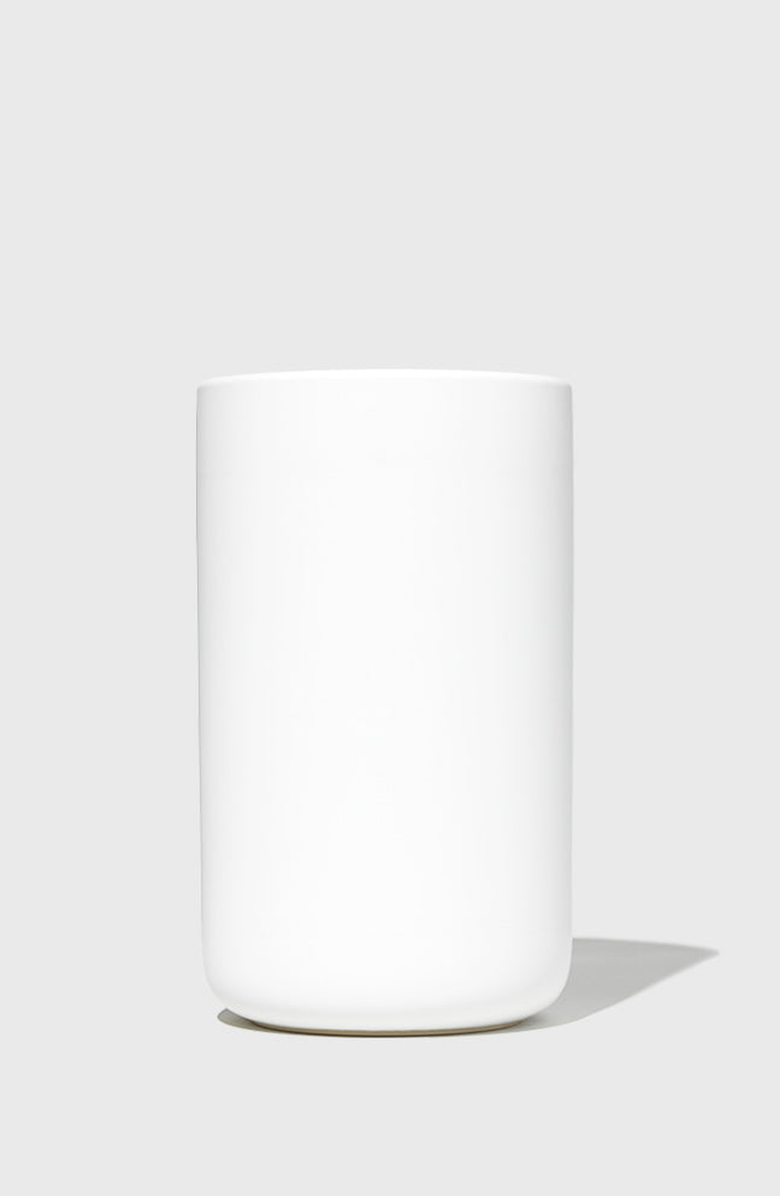 PUBLIC GOODS Tall Stoneware Utensil Holder, Main, color, White