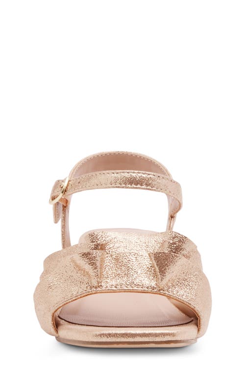 Steve Madden Kids' Press Ruffle Sandal In Gold
