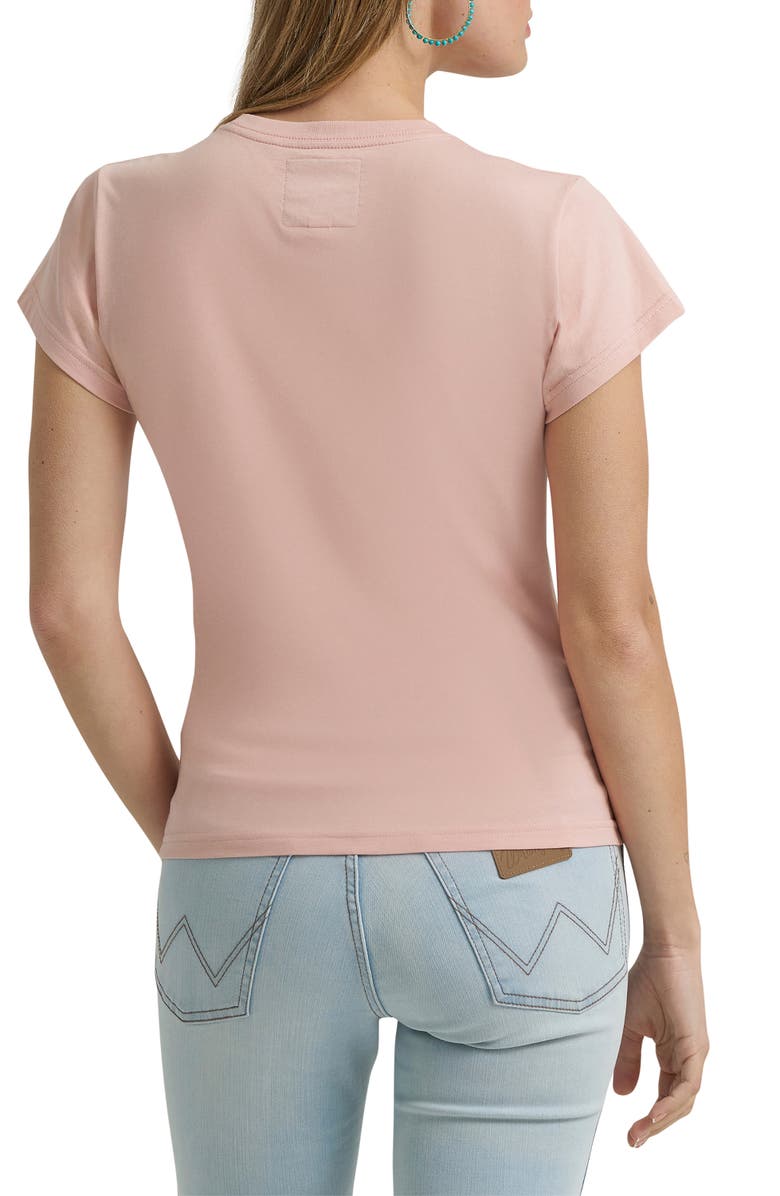 Wrangler x Lainey Wilson Shrunken Graphic T-Shirt, Alternate, color, Pink
