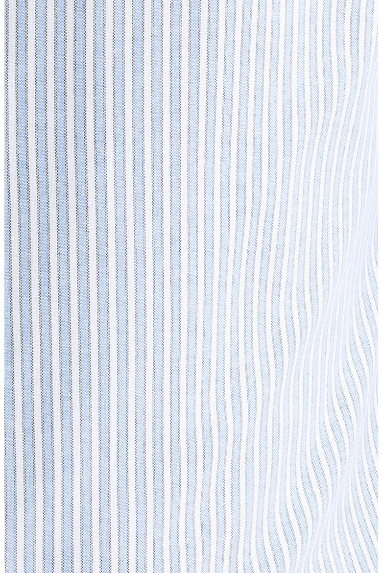 Babar Striped Cotton Blend Oxford Shirt, Alternate, color, LIGHT BLUE
