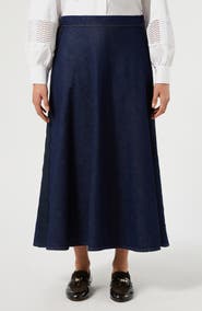 Marina Rinaldi A-Line Midi Skirt