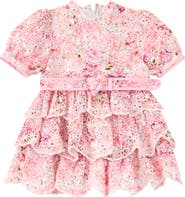 Marlo Kids Julietta Cotton Embroidered Mini Dress