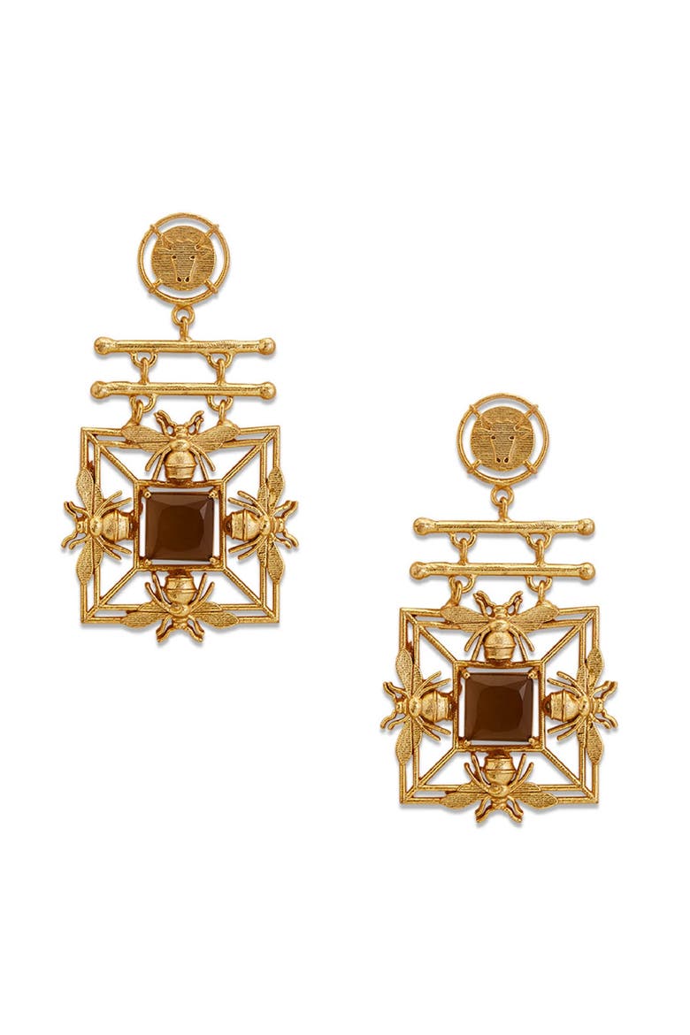 MORI EARRINGS, Main, color, Gold Plated