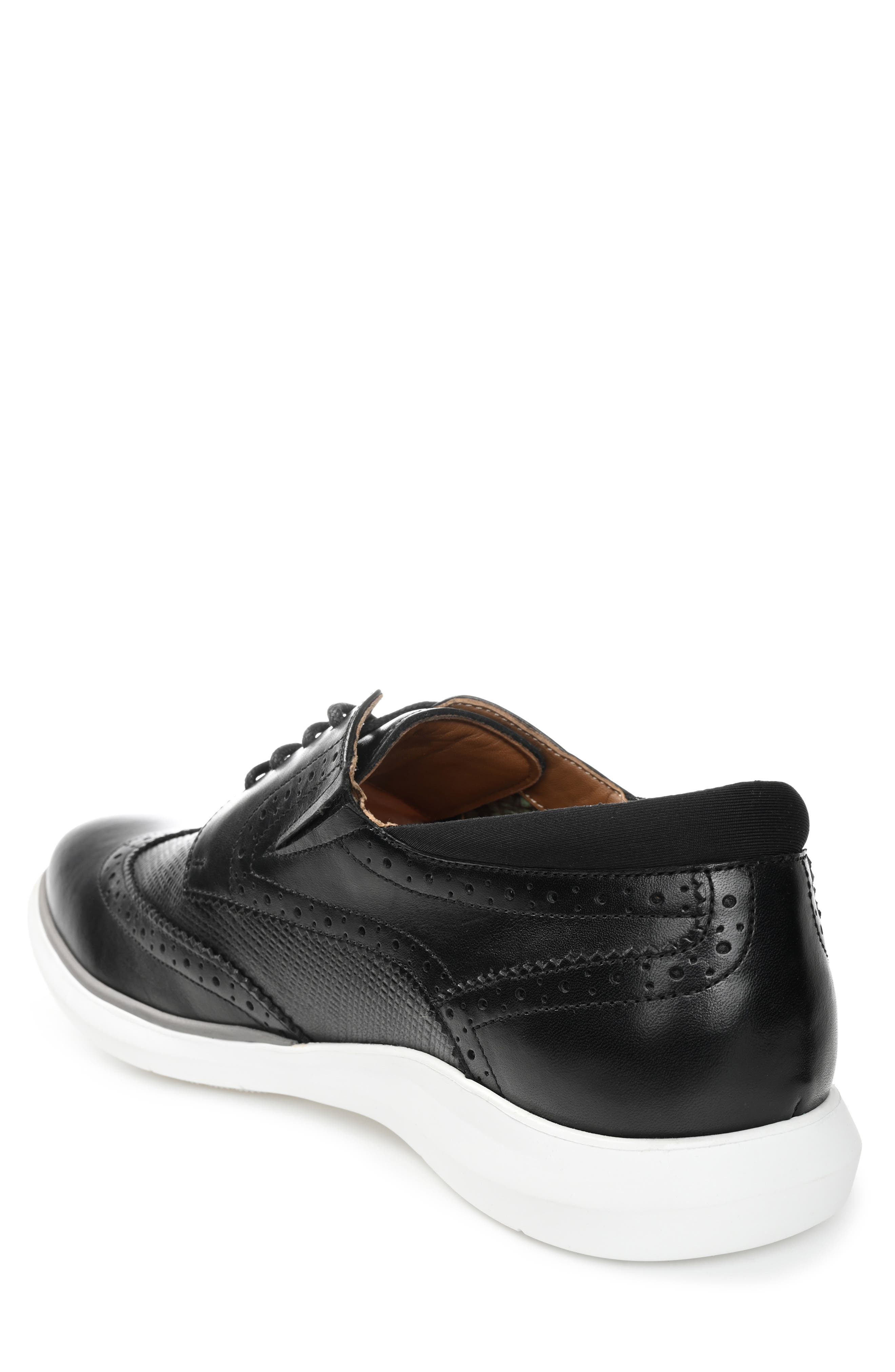 Thomas & Vine Savage Embossed Wingtip Derby, Alternate, color, Black