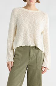 Abound Slub Knit Long Sleeve Top
