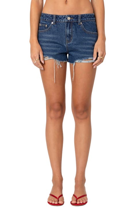 Fern Cutoff Denim Shorts