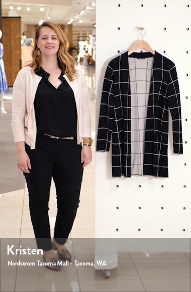 Check Wool Cardigan, sales video thumbnail