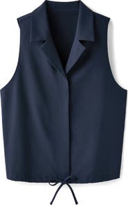 Rhone Mirage Sleeveless Performance Button-Up Shirt