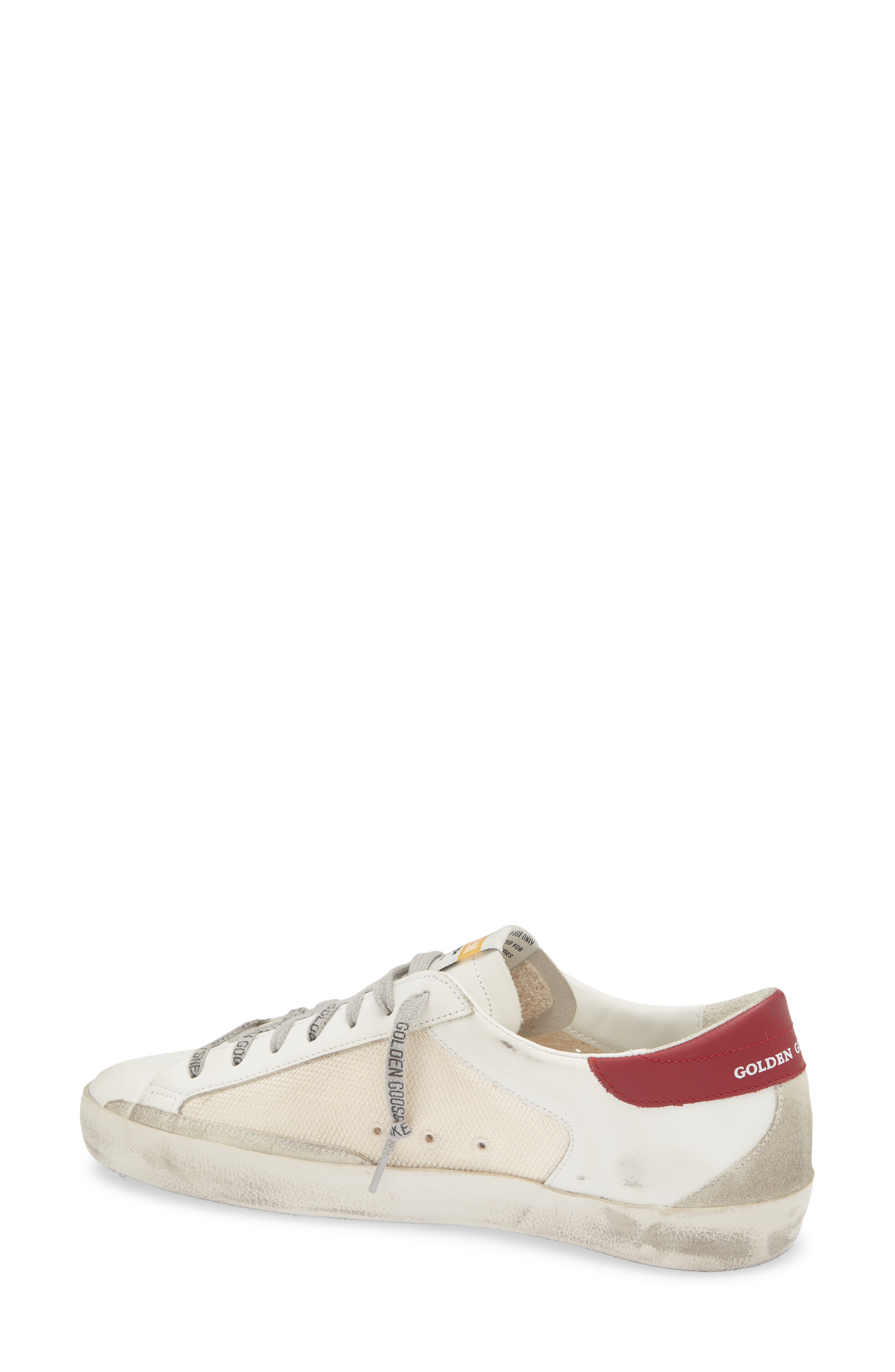 Golden Goose Super-Star Sneaker, Alternate, color, Beige/White/Red/Grey