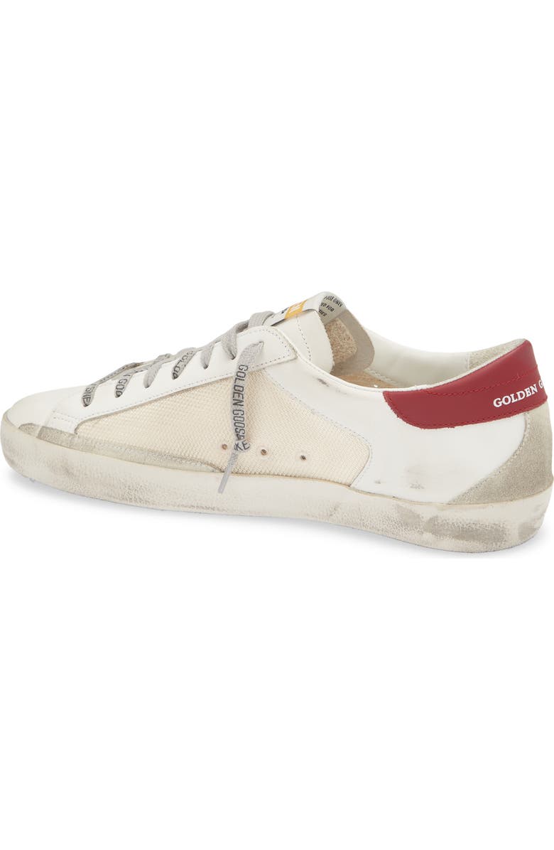 Golden Goose Super-Star Sneaker, Alternate, color, Beige/White/Red/Grey