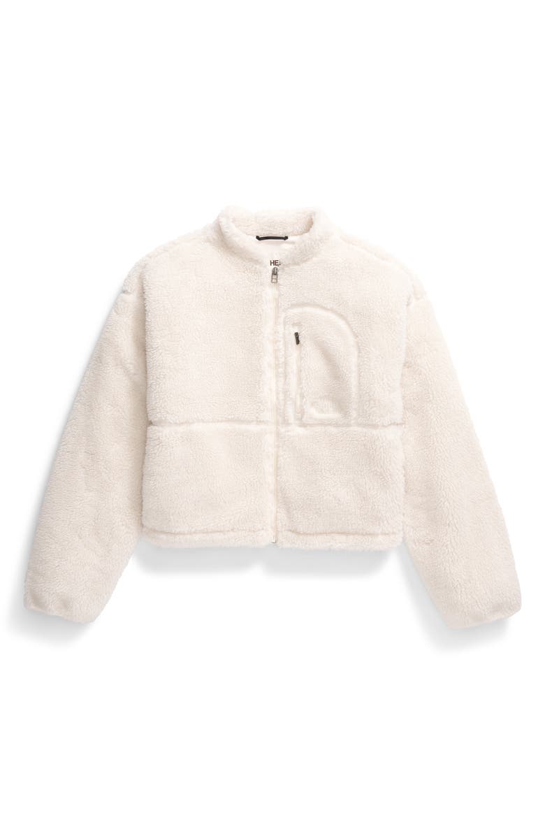 The North Face Extreme Pile Full Zip Jacket 2, Alternate, color, White Dune